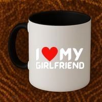 I Love My GF Girlfriend Heart Coffee Mug thumb 2