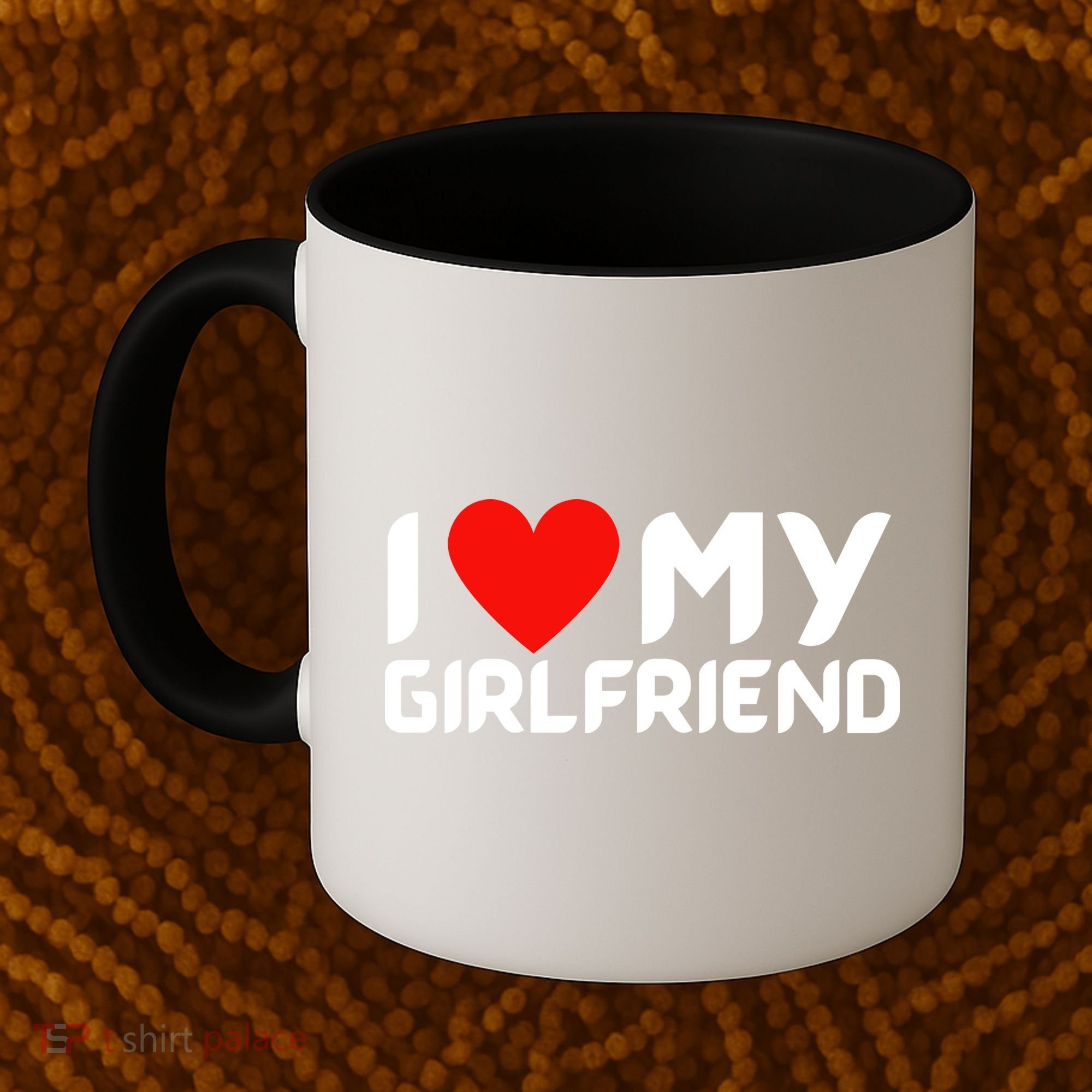 I Love My GF Girlfriend Heart Coffee Mug