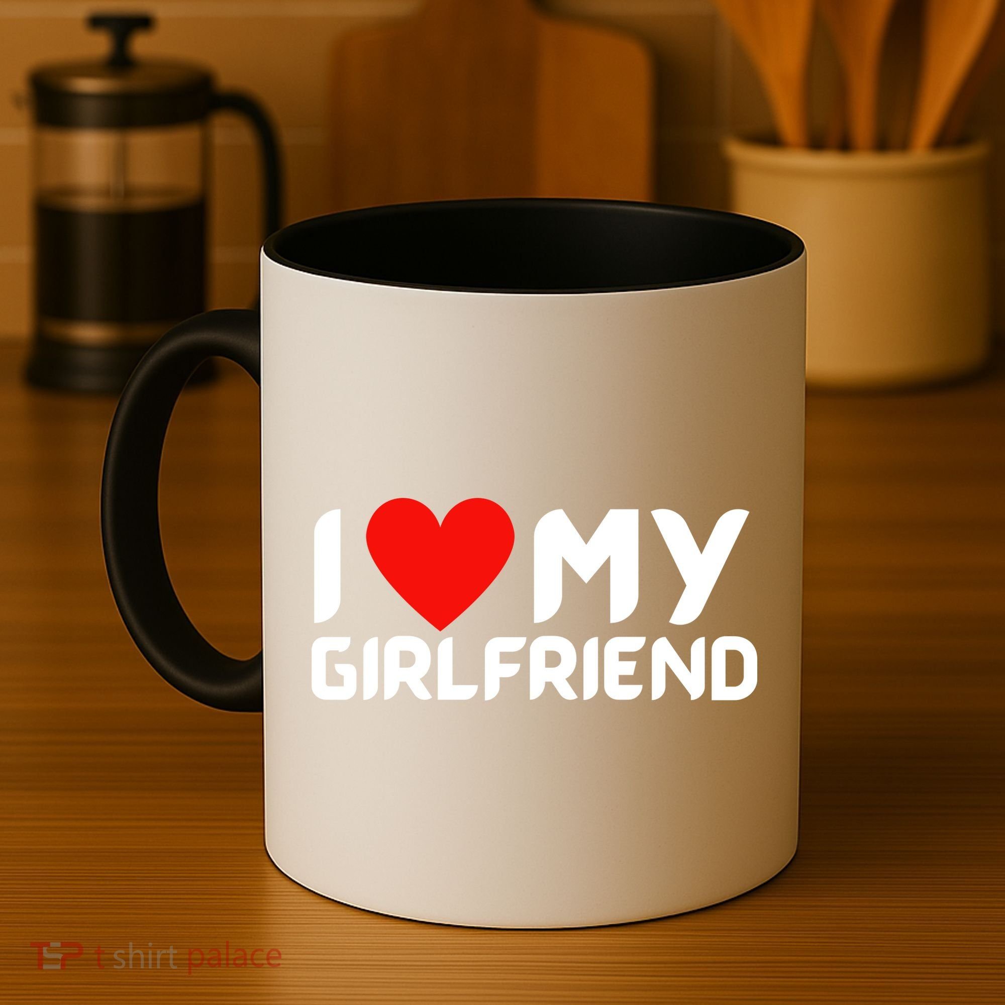 I Love My GF Girlfriend Heart Coffee Mug