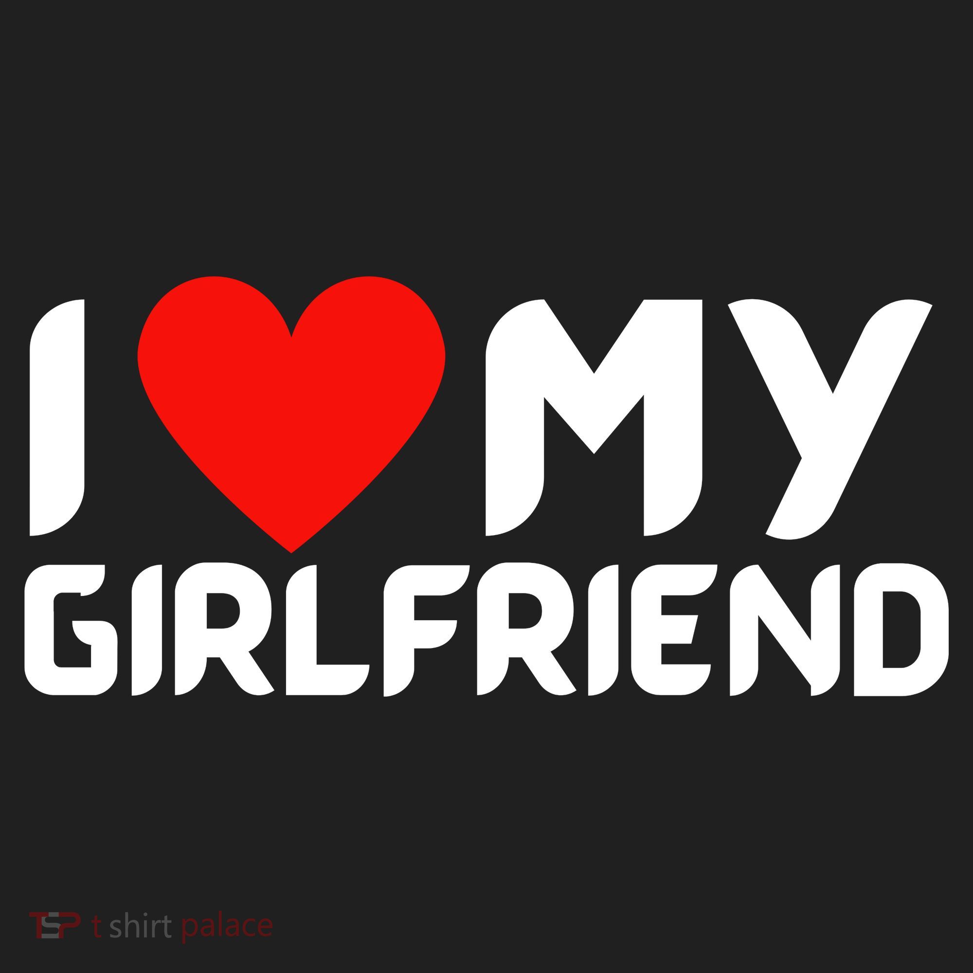 I Love My GF Girlfriend Heart Tumbler