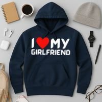 I Love My GF Girlfriend Heart Hoodie thumb 3