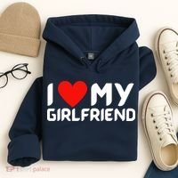 I Love My GF Girlfriend Heart Hoodie thumb 4