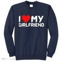 I Love My GF Girlfriend Heart Sweatshirt thumb 0