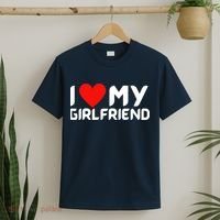 I Love My GF Girlfriend Heart T-Shirt thumb 2