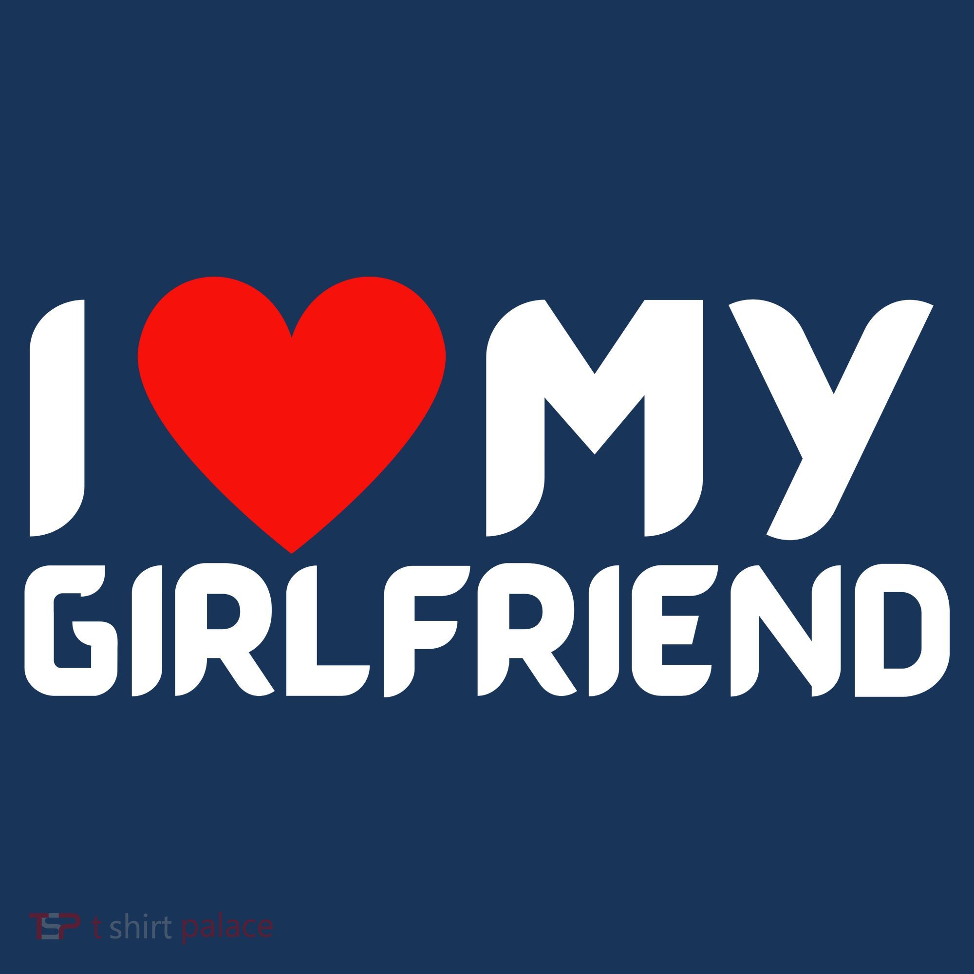 I Love My GF Girlfriend Heart Women's Hoodie