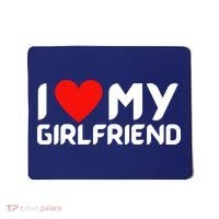 I Love My GF Girlfriend Heart Mousepad thumb 0
