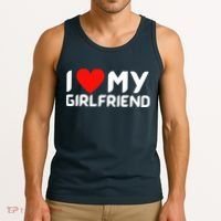 I Love My GF Girlfriend Heart Tank Top thumb 3