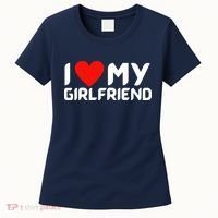 I Love My GF Girlfriend Heart Women's T-Shirt thumb 0