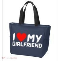 I Love My GF Girlfriend Heart Tote Bag thumb 3