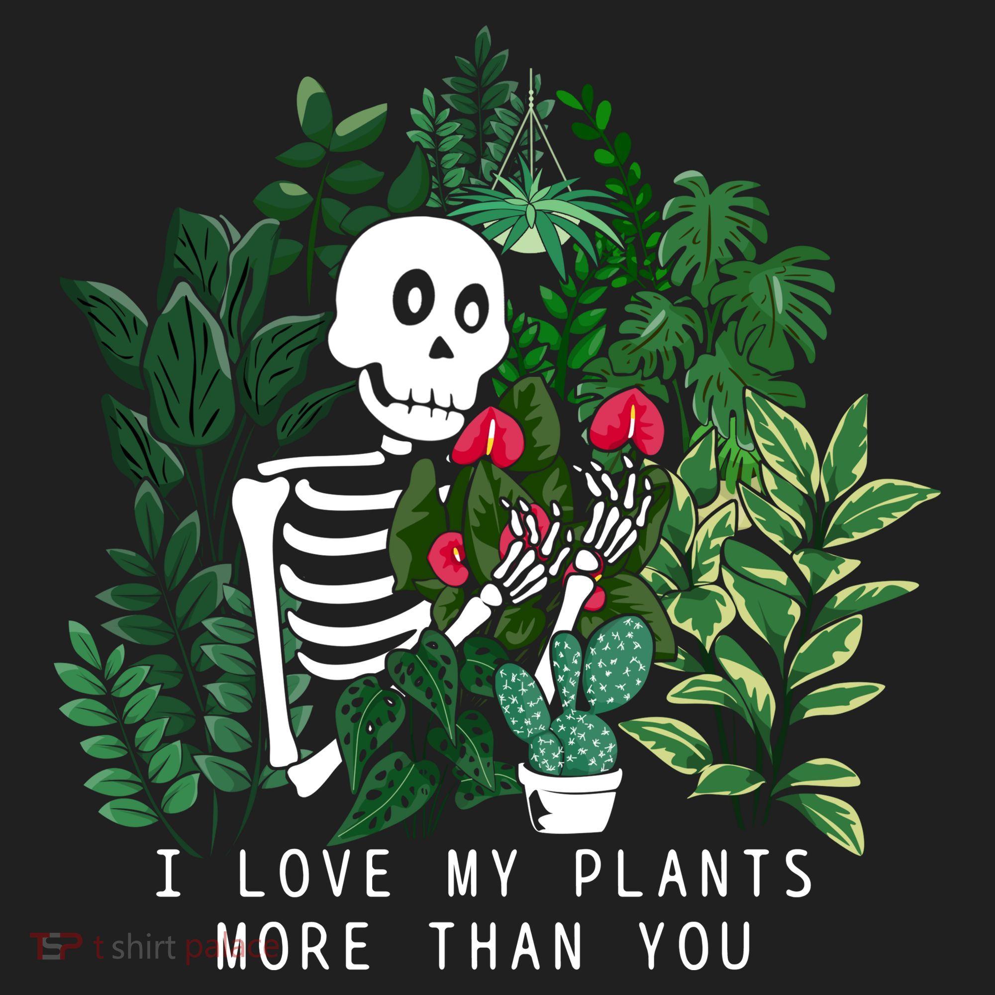 I Love My Plants More Than You Beanie