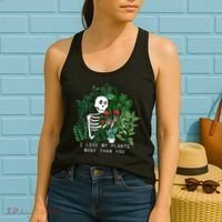 I Love My Plants More Than You Women's Tank Top thumb 2