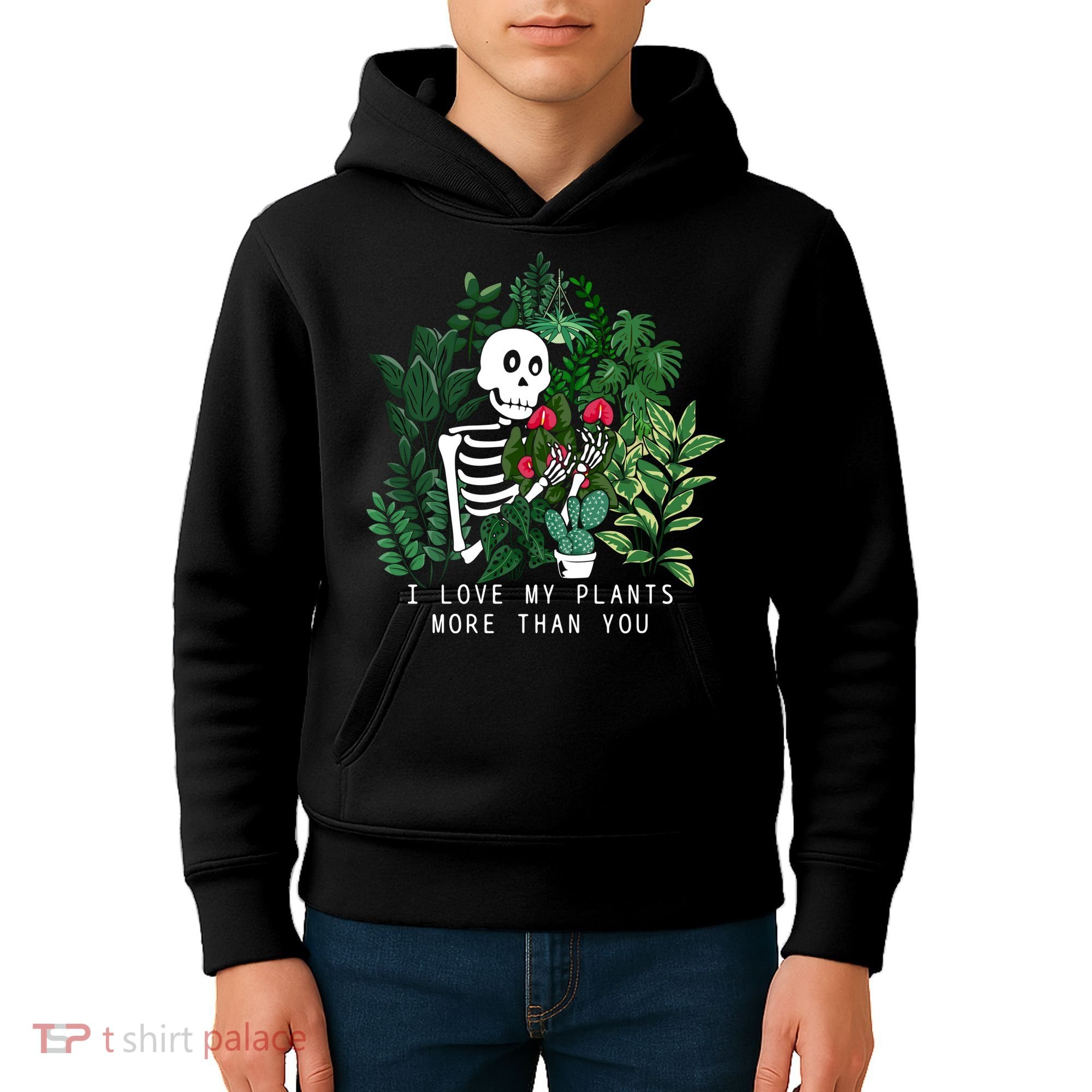 I Love My Plants More Than You Kids Hoodie