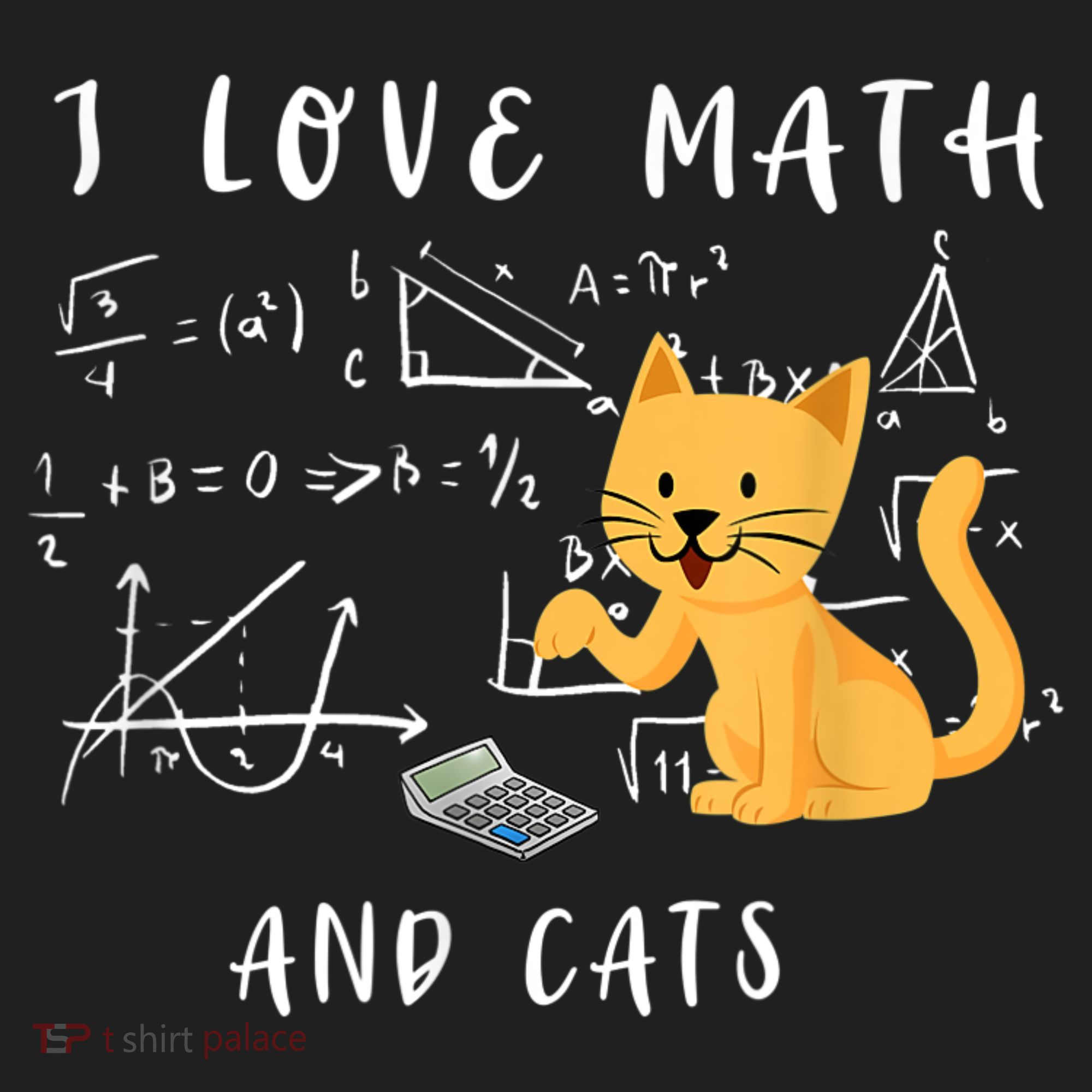 I Love Math And Cats Math Student Mathematician Math Teacher Women's Sweatshirt