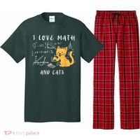 I Love Math And Cats Math Student Mathematician Math Teacher Pajama Set thumb 0