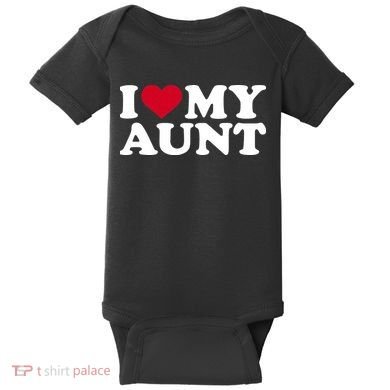I love my aunt Baby Bodysuit