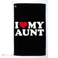 I love my aunt Golf Towel thumb 0