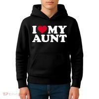I love my aunt Kids Hoodie thumb 4