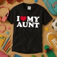 I love my aunt Kids T-Shirt thumb 3