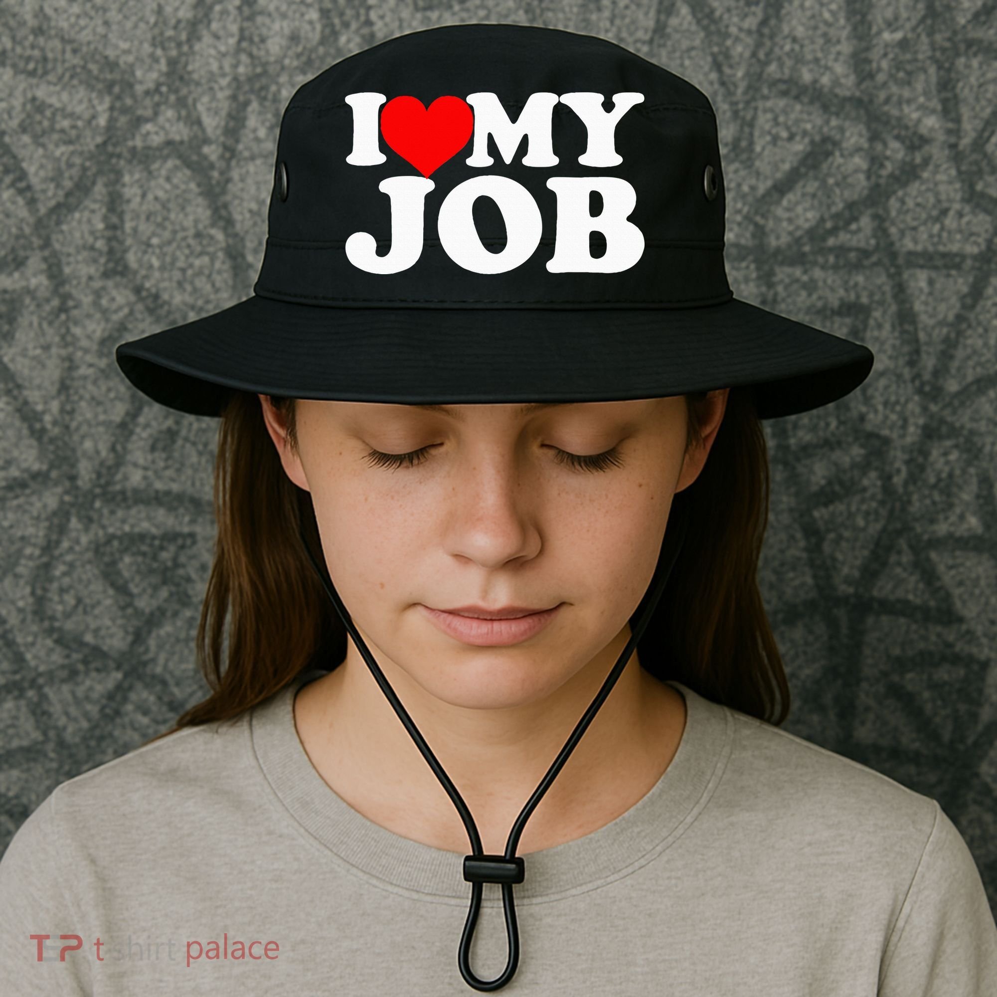 I Love My Job Bucket Hat
