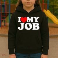 I Love My Job Kids Hoodie thumb 3