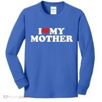 I Love My Mother Kids Long Sleeve Shirt thumb 0