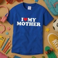 I Love My Mother Kids T-Shirt thumb 3