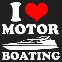 I Love Motor Boating Funny Boater Women's Sweatshirt thumb 2