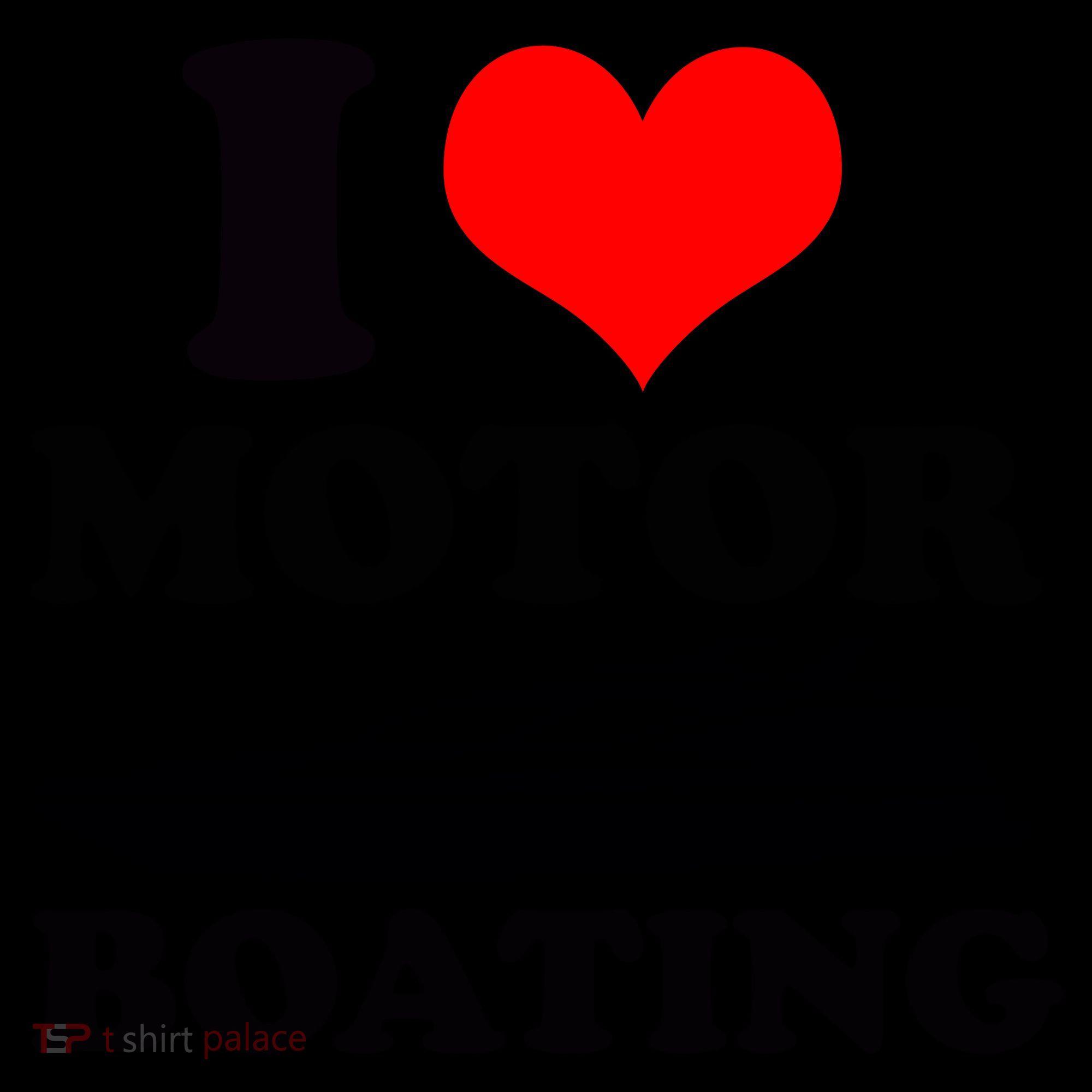 I Love Motor Boating Funny Boater Coffee Mug