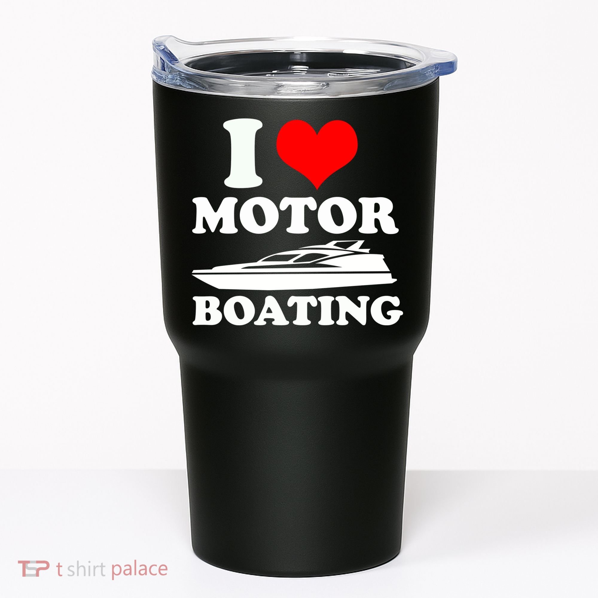 I Love Motor Boating Funny Boater Tumbler