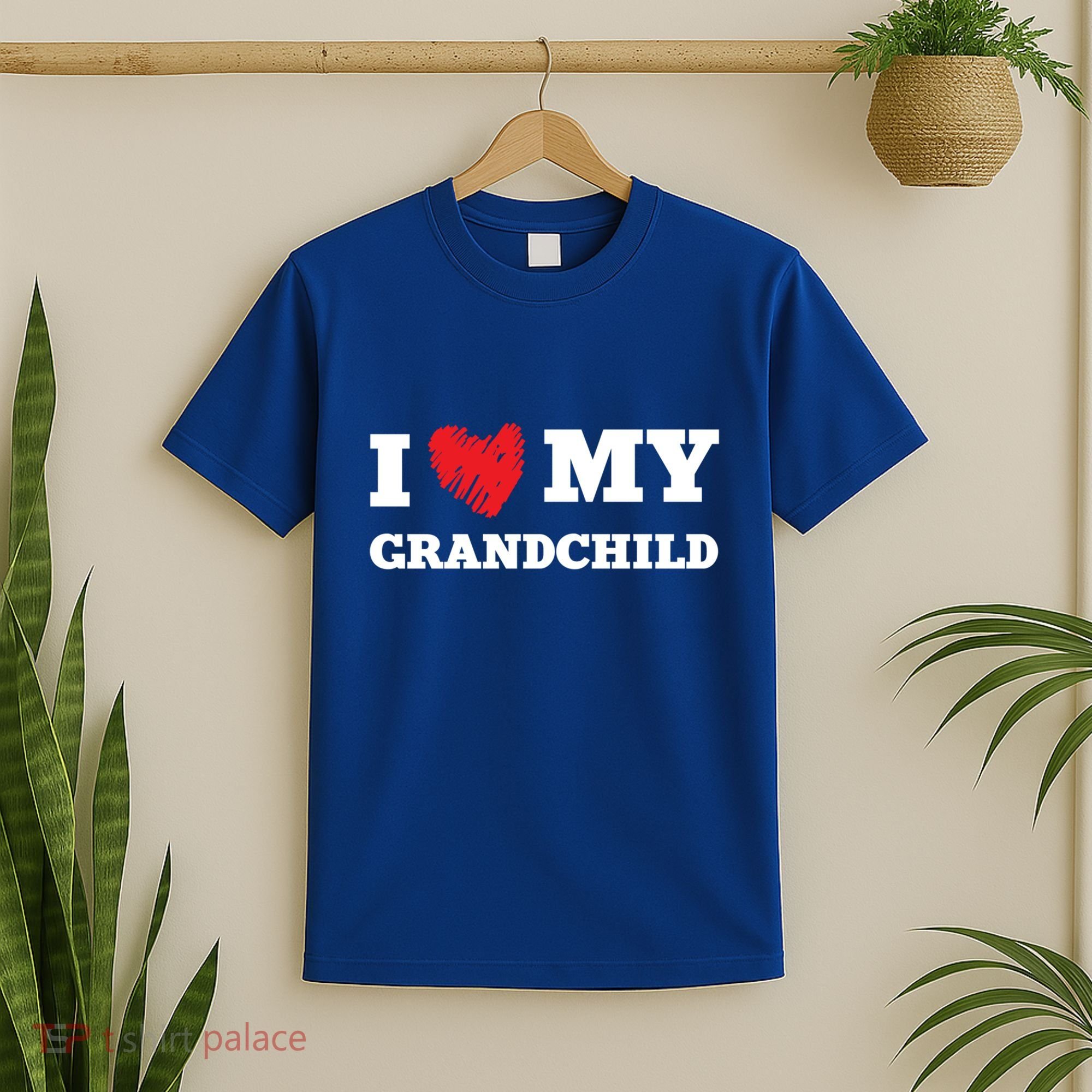 I Love My Grand Favorite Family Member Valentines Funny Gift T-Shirt