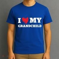 I Love My Grand Favorite Family Member Valentines Funny Gift T-Shirt thumb 3