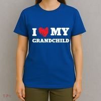 I Love My Grand Favorite Family Member Valentines Funny Gift T-Shirt thumb 4