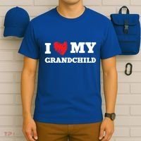 I Love My Grand Favorite Family Member Valentines Funny Gift T-Shirt thumb 6