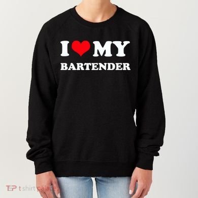 I Love My Bartender, I Heart My Bartender Women's Sweatshirt