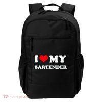 I Love My Bartender, I Heart My Bartender Backpack thumb 0