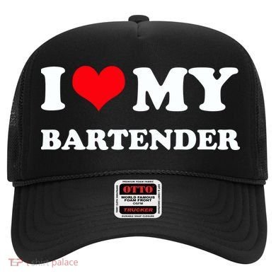 I Love My Bartender, I Heart My Bartender Hat