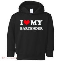 I Love My Bartender, I Heart My Bartender Toddler Hoodie thumb 0