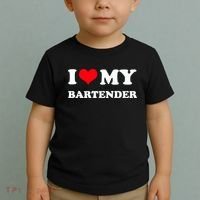I Love My Bartender, I Heart My Bartender Toddler T-Shirt thumb 2