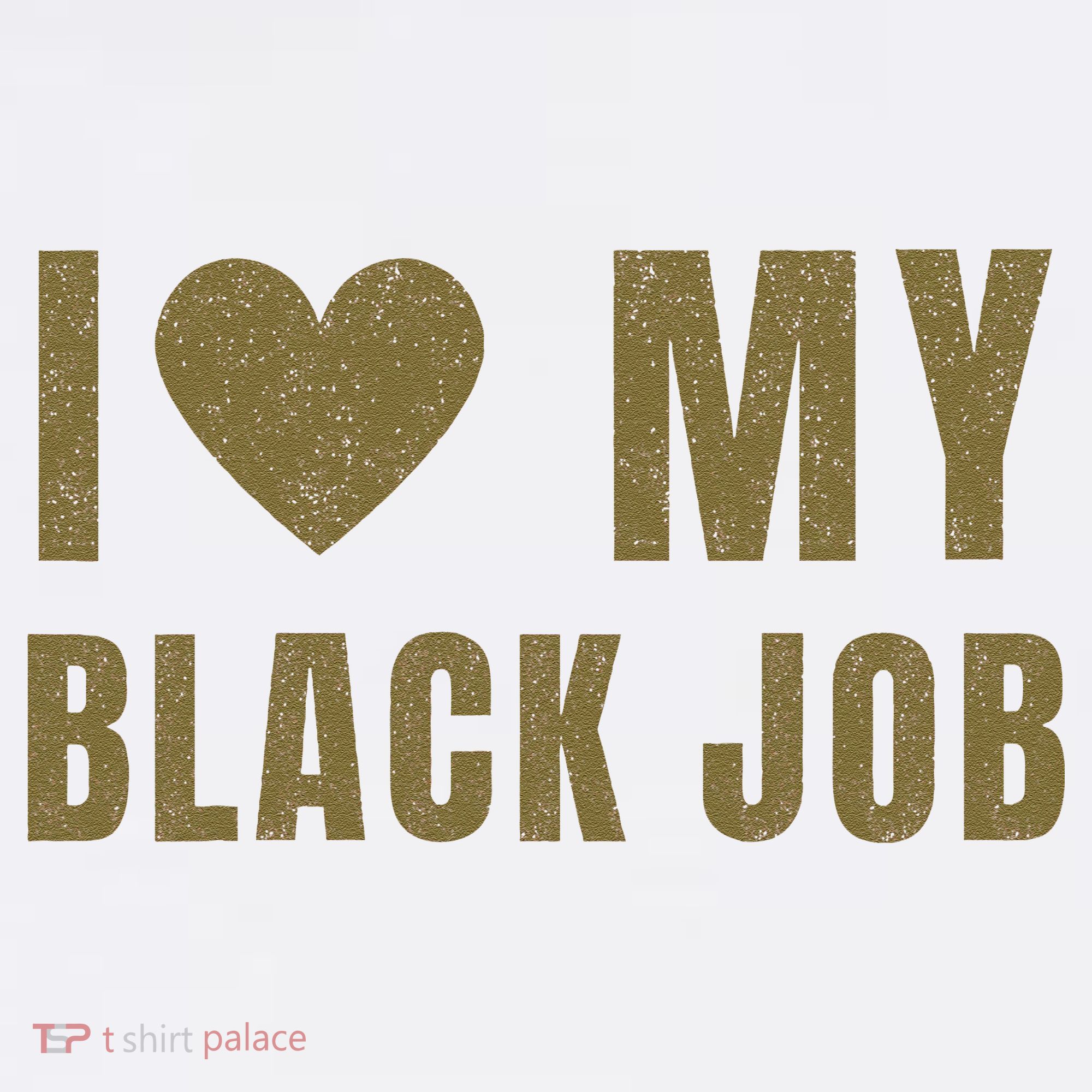 I Love My Black Job Women's Hoodie