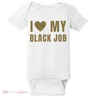 I Love My Black Job Baby Bodysuit thumb 0