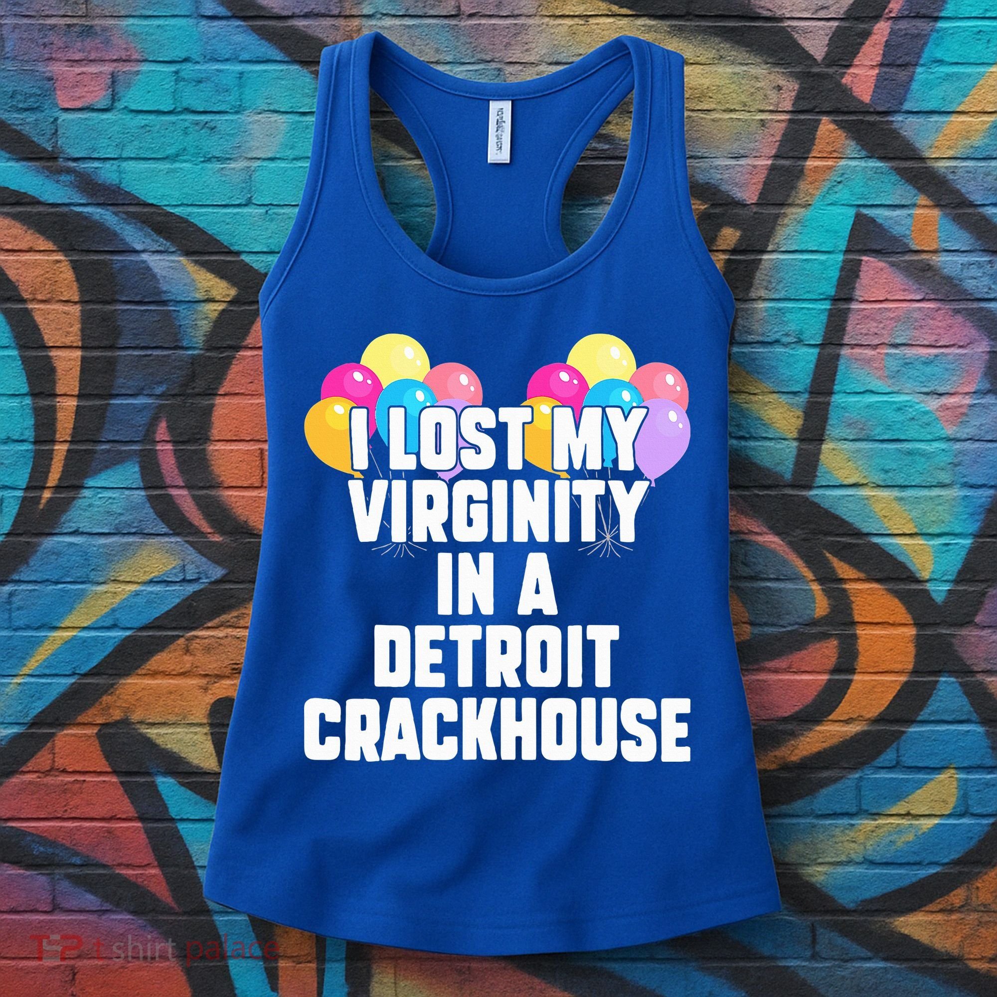 I lost my virginity in a detroit crackhouse  Women's Tank Top