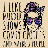 I Like Murder Shows And Maybe 3 People Tote Bag thumb 4