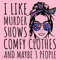 I Like Murder Shows And Maybe 3 People Coaster thumb 2