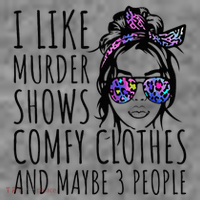 I Like Murder Shows And Maybe 3 People Toddler Hoodie thumb 2