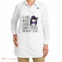 I Like Murder Shows And Maybe 3 People Apron thumb 2