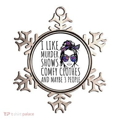 I Like Murder Shows And Maybe 3 People Ornament