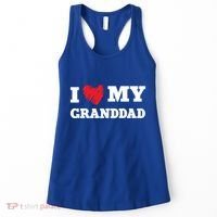 I Love My Granddad Favorite Family Member Valentines Gift Women's Tank Top thumb 0