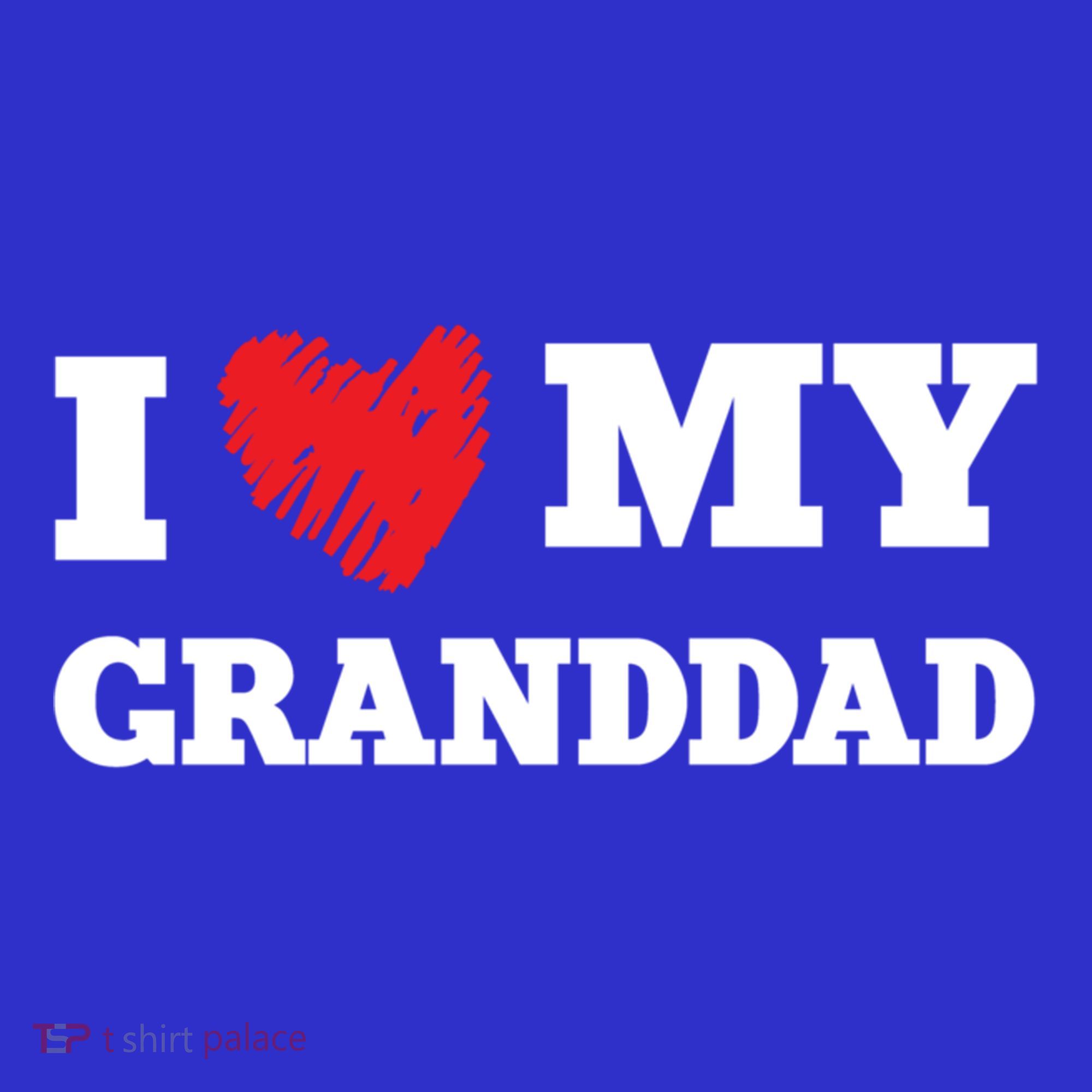I Love My Granddad Favorite Family Member Valentines Gift Women's Tank Top