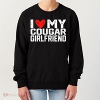 I Love My Cougar Girlfriend I Heart My Cougar Girlfriend Women's Sweatshirt thumb 0