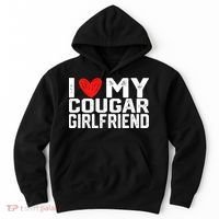 I Love My Cougar Girlfriend I Heart My Cougar Girlfriend Hoodie thumb 0
